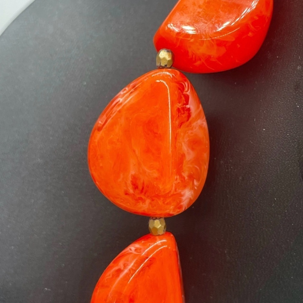 Multicolored Rhinestone Necklace - Picture 6 of 7